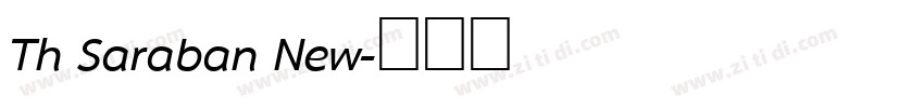 Th Saraban New字体转换